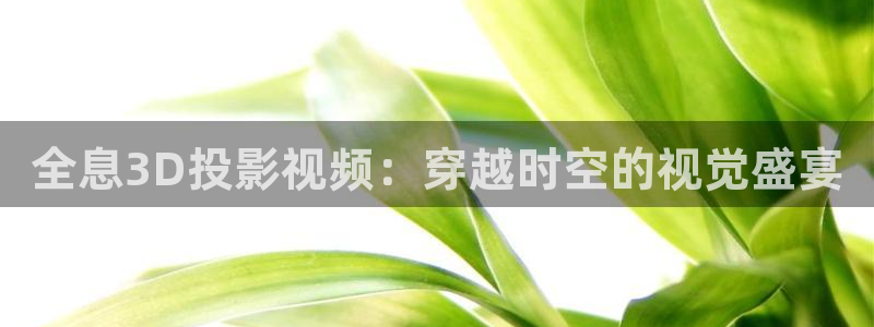 超碰caopeng在线：全息3D投影视频：穿越时空的视觉盛宴